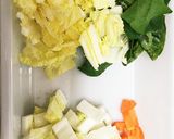簡単丼♡ランチ♡豚挽肉と野菜のあんかけ丼作り方1写真