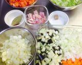 【余り野菜で!】簡単ミネストローネ作り方1写真