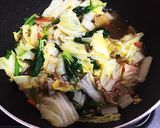 簡単丼♡ランチ♡豚挽肉と野菜のあんかけ丼作り方5写真