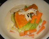野菜たっぷり豆乳のおかずスープ作り方3写真