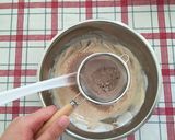 オレンジとバナナのチョコクリームケーキ作り方3写真