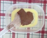 オレンジとバナナのチョコクリームケーキ作り方4写真