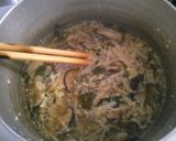 ごぼう　えのき　椎茸　卵の　中華スープ♪作り方7写真