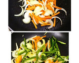 豚こまと野菜の生姜焼き風炒め作り方3写真