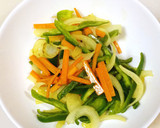 豚こまと野菜の生姜焼き風炒め作り方4写真