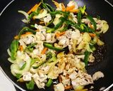 豚こまと野菜の生姜焼き風炒め作り方7写真