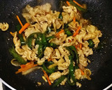 豚こまと野菜の生姜焼き風炒め作り方8写真