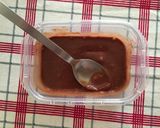 オレンジとバナナのチョコクリームケーキ作り方13写真