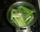 鶏肉とアスパラのおかかマヨ炒め作り方1写真