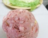 キャベツ＆ミンチ　ミルフィーユ作り方1写真