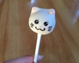 簡単ロリポップケーキ 猫 ケーキポップ作り方13写真