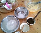 しゅわしゅわ～マーブルシフォンケーキ♪作り方1写真