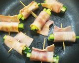 キュウリのベーコン巻き◆お弁当,つまみに作り方4写真