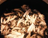 キノコご飯ポークソテーのせ作り方1写真