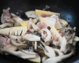 白だしで❀春野菜のクリームパスタ❀作り方3写真