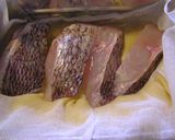 おせち 鯛の西京味噌漬け 焼き作り方3写真