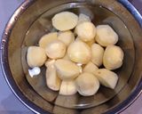 グリーンピースと新じゃがの春の煮物作り方2写真