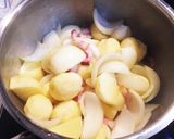 グリーンピースと新じゃがの春の煮物作り方5写真