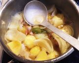 グリーンピースと新じゃがの春の煮物作り方7写真