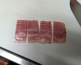 お弁当に　ベーコン in玉子焼き作り方1写真