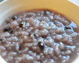 炊飯器で簡単に！赤飯風お粥さん作り方1写真