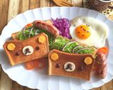 リラックマのトースト＊サンドイッチパン作り方6写真