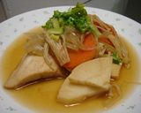 野菜たくさん☆かんぱちの煮付け作り方3写真