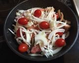 鮭の塩レモン蒸し＆〆はパスタで！作り方1写真
