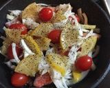 鮭の塩レモン蒸し＆〆はパスタで！作り方3写真