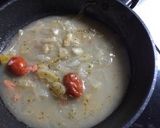 鮭の塩レモン蒸し＆〆はパスタで！作り方5写真