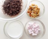 ざくざくナッツのチョコレートサラミ作り方1写真