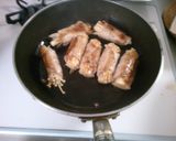 お弁当に　えのきの　豚肉巻き　照り焼き味作り方6写真
