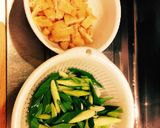 葉ニンニクと油揚げの炒め物作り方1写真