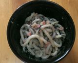 超簡単！5分でコクうま♪明太子うどん。作り方7写真