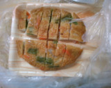 朝食　ほうれん草　さつま揚げの　簡単炒め作り方2写真
