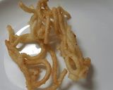おつまみに♡もちもち★カリカリ揚げうどん作り方5写真