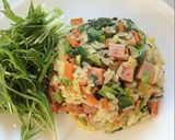 和風だしだけ♬野菜たっぷりチャーハン作り方4写真