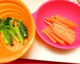 リメイクお弁当❀ローストビーフで野菜巻き作り方1写真
