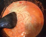 蟹トマトクリームパスタ作り方8写真