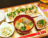簡単！ホッとできるサンマのつみれ汁★作り方5写真