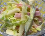 野菜とハムとリンゴのコールスロー風サラダ作り方5写真