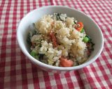 鮭と春菊の混ぜご飯作り方6写真