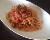 オリーブとケッパーのパスタ作り方11写真