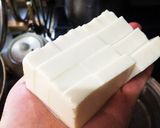 簡単！豆腐と鮭フレークの醤油バターパスタ作り方1写真