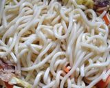 ランチに簡単！フライパンひとつで焼うどん作り方5写真