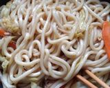 ランチに簡単！フライパンひとつで焼うどん作り方6写真
