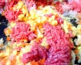 ひき肉そぼろ（肉味噌）のレタス包み作り方3写真