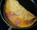 お弁当に　ベーコン in玉子焼き作り方4写真