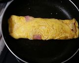 お弁当に　ベーコン in玉子焼き作り方5写真