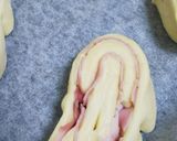 ふわふわ♪ハムロール＊懐かしい惣菜パン作り方8写真